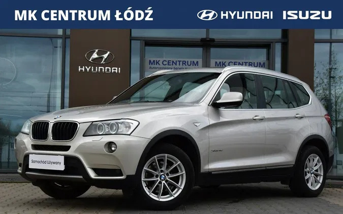 samochody osobowe BMW X3 cena 72900 przebieg: 125700, rok produkcji 2013 z Łódź